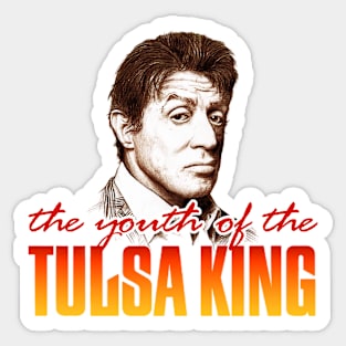 Tulsa King series fan works graphic design by ironpalette Sticker